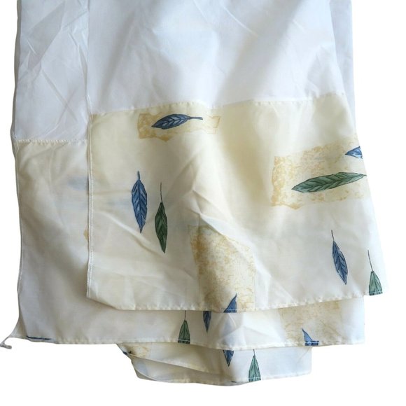 Wamsutta Bedding Wamsutta King Size Bed Skirt Beige Blue Green